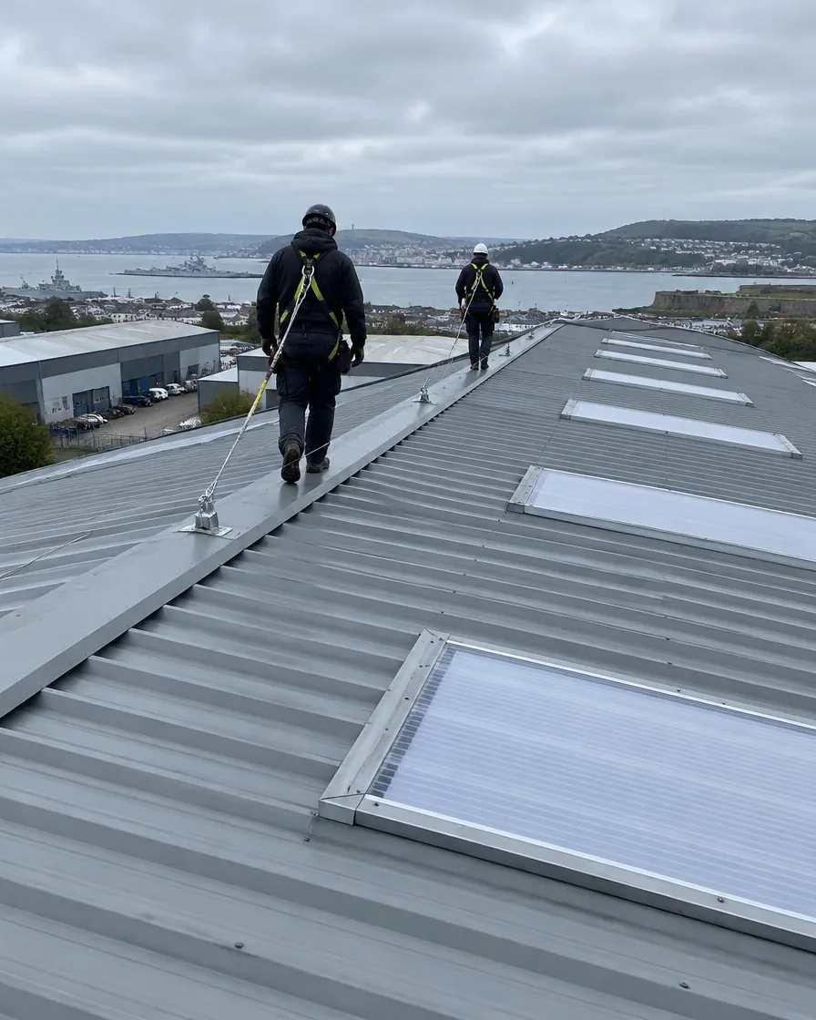 Commercial roofing in St Stephen in Brannel