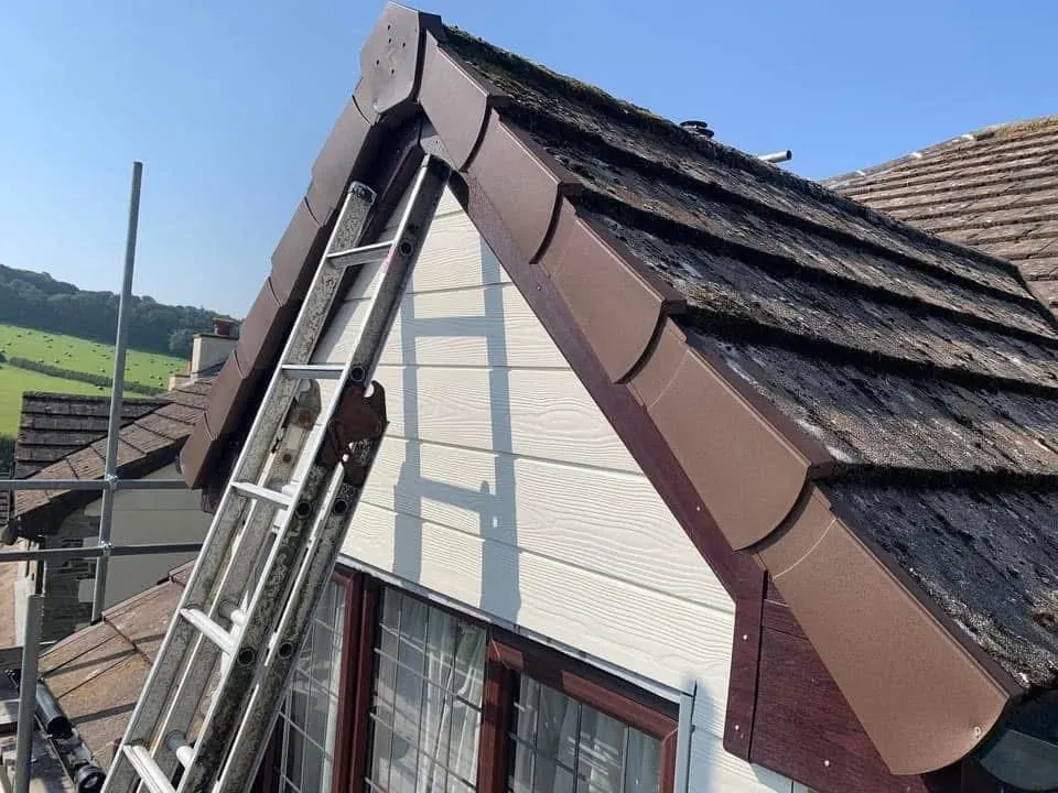New fascias, bargeboards and guttering in St Stephen in Brannel