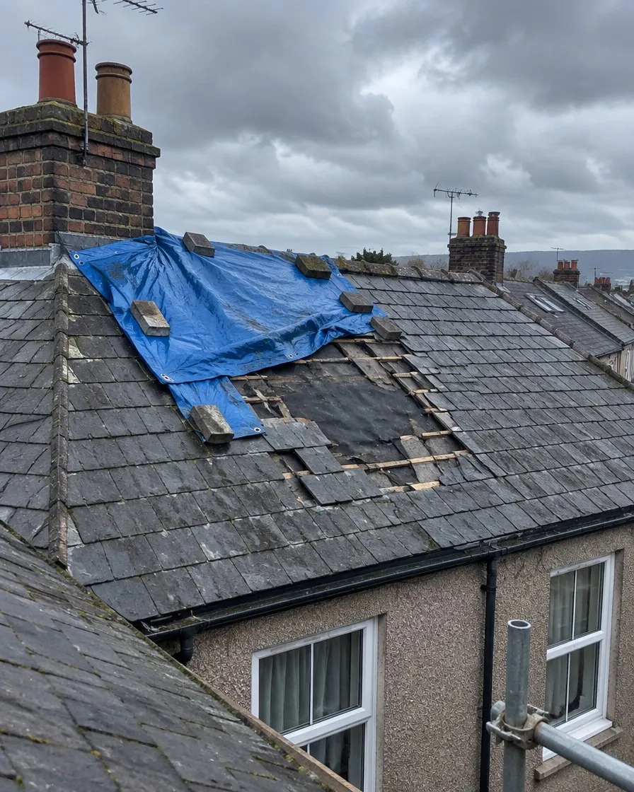 Storm damage and insurance work in St Stephen in Brannel